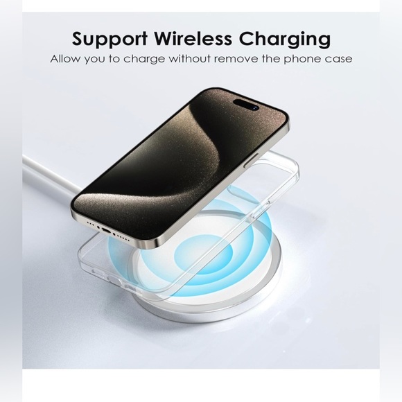 NEW iPhone 15 Pro Case Clear, anti-yellowing cover case 6.1 inch - Picture 3 of 10